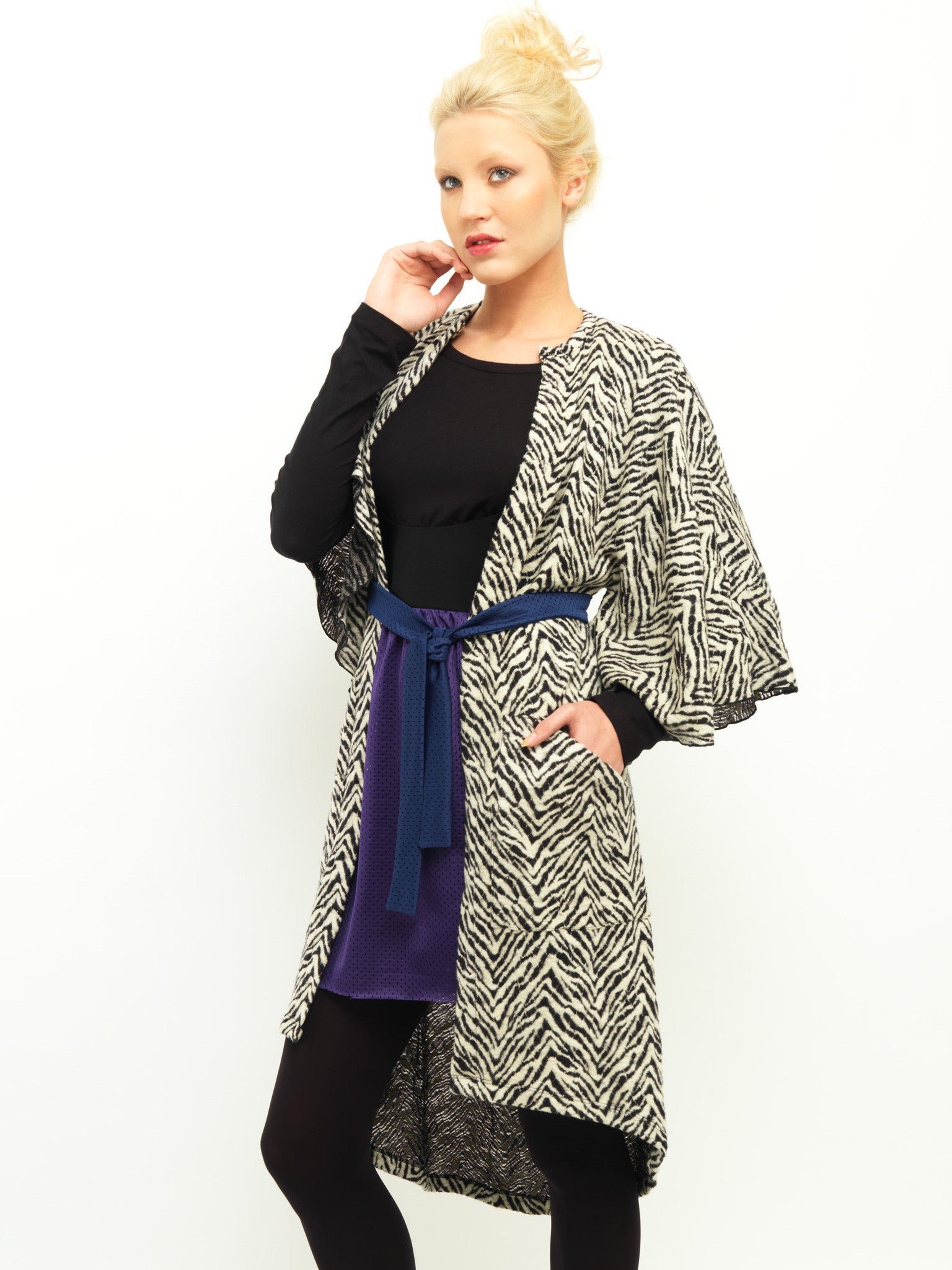 Zebra Cardi