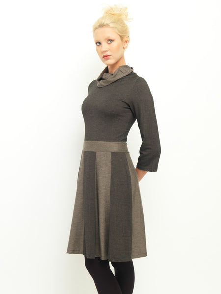 Two Tone Panelled Dress
