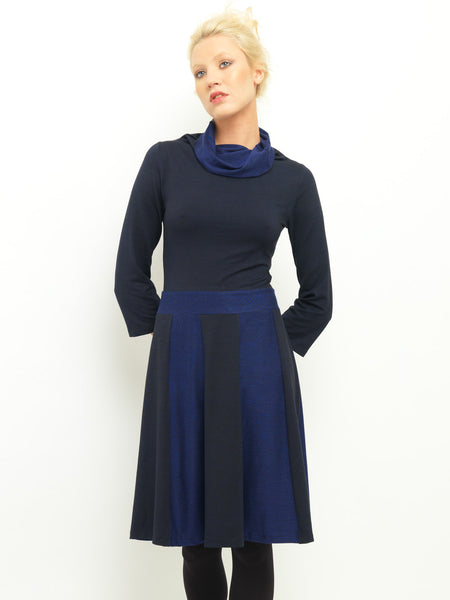 Two Tone Panelled Dress