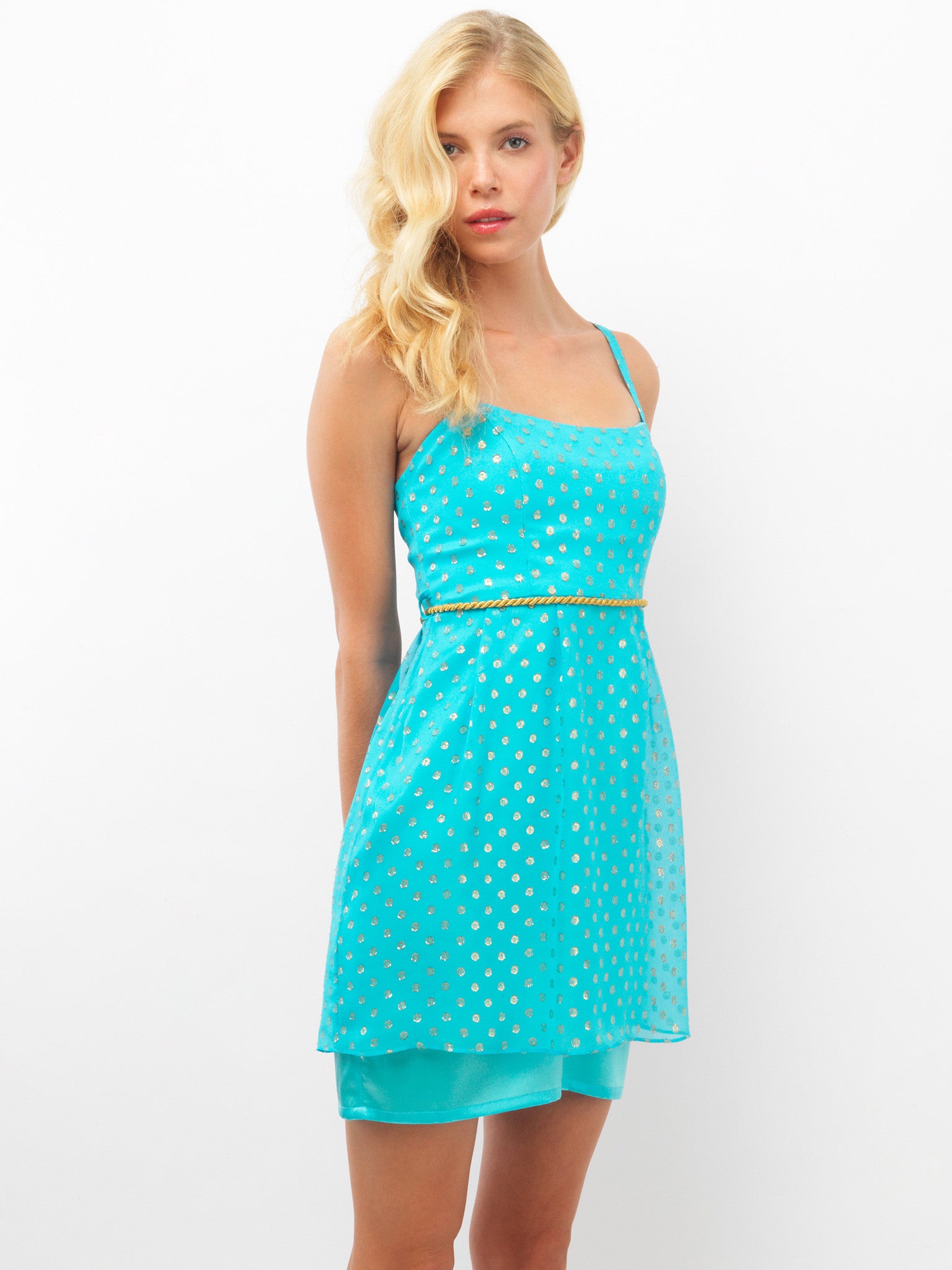 Silk Turquoise Dress