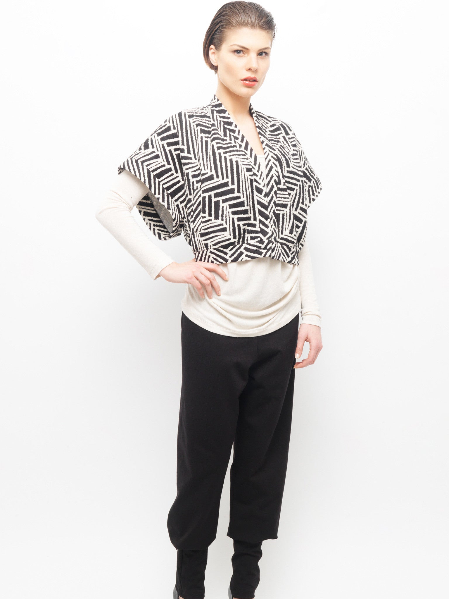 Graphic Knit Vest