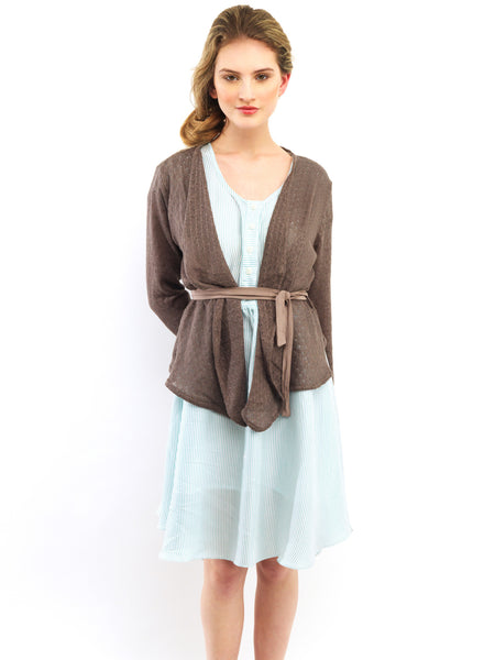 Linen Knit Cardi