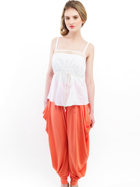 Cotton Lattice Top