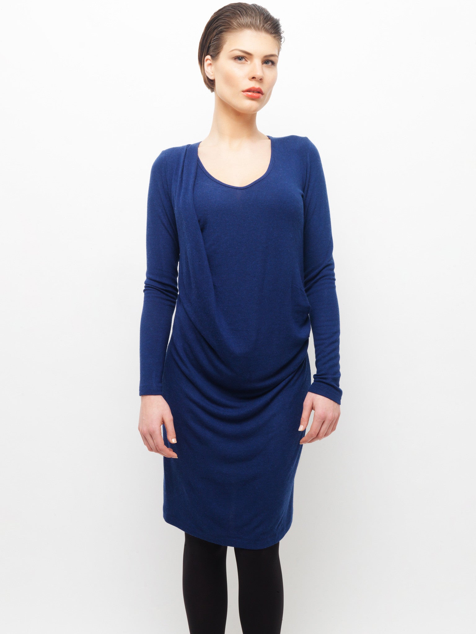 Draping Knit Dress