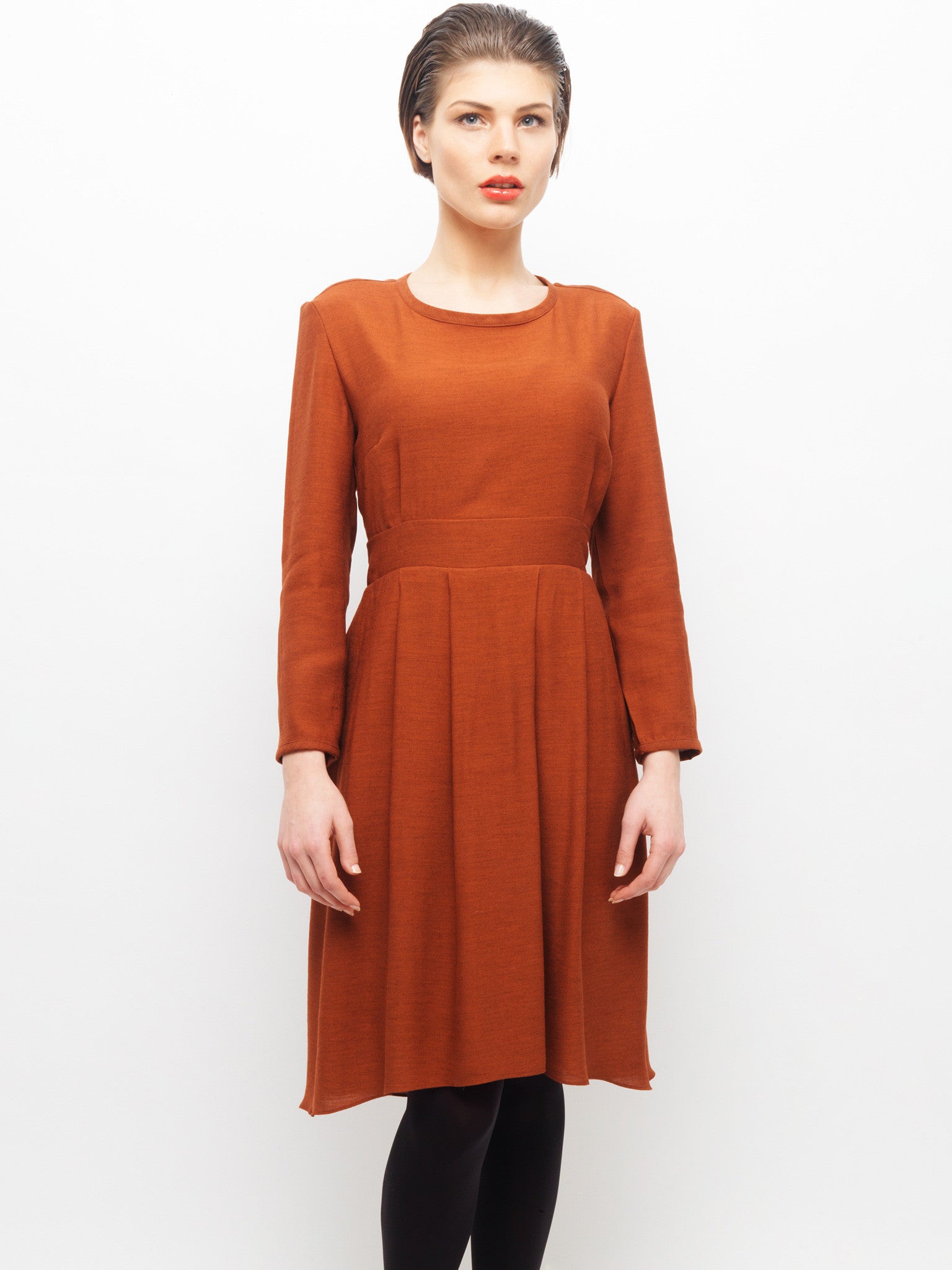 Rust Day Dress