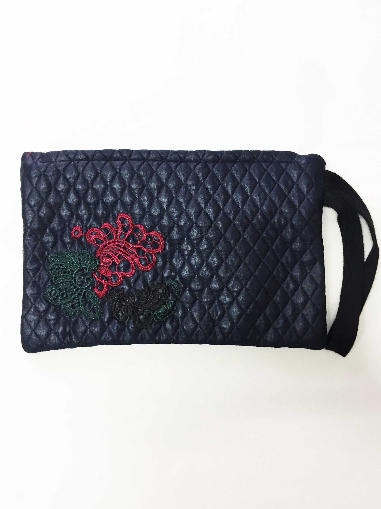 Navy With Embroidery