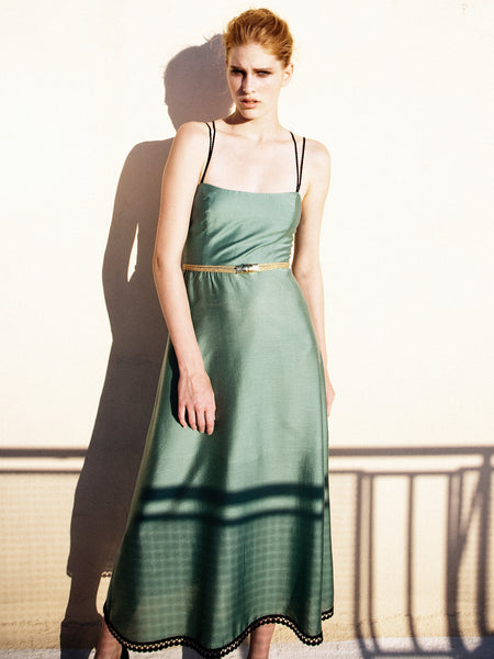 Silk Dress Hellas Flare Dress