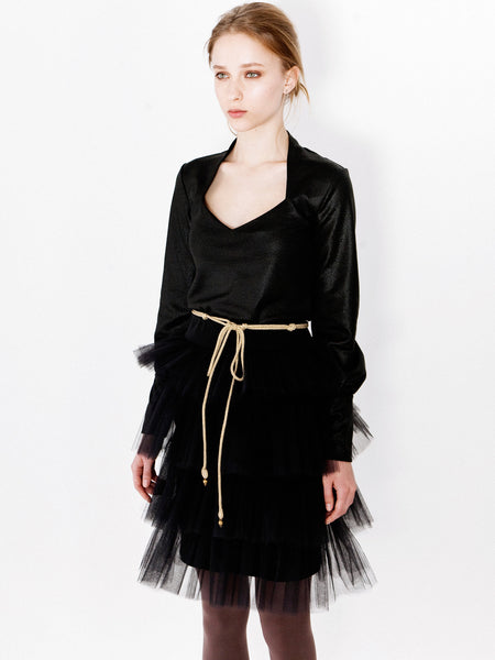 Black Tulle Skirt