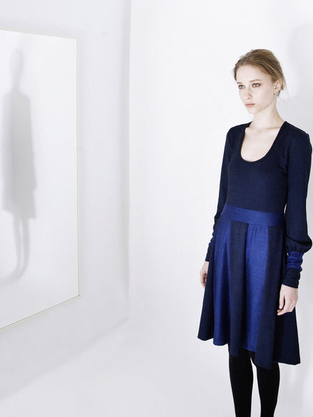 Flared Panelled Dress