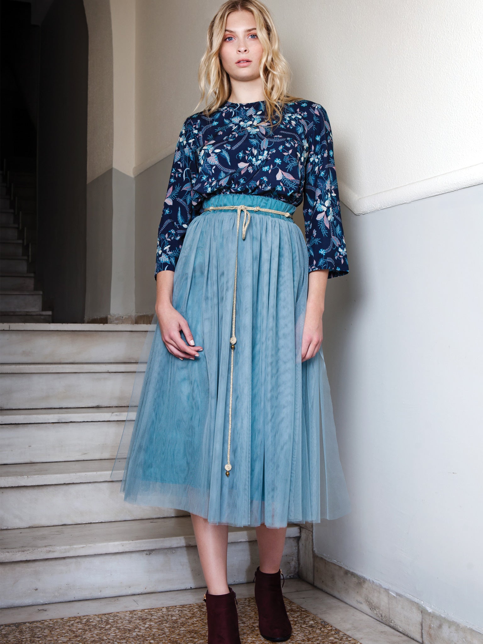 Emerald Tulle Skirt