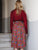 Red Print Skirt