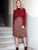Red Print Skirt