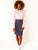 Stretch Sporty Print Pencil Skirt