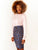 Stretch Sporty Print Pencil Skirt