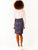 Stretch Sporty Print Pencil Skirt
