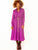 Violet Evening Shirt Dress