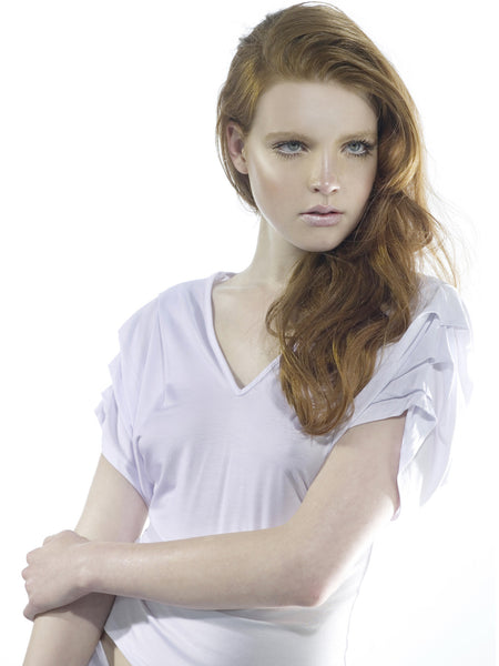 Pleat Sleeve Top