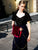 Day To Night Navy Skirt