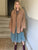 Short Winter Camel Coat