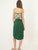 Green Wrap Evening Skirt