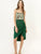Green Wrap Evening Skirt