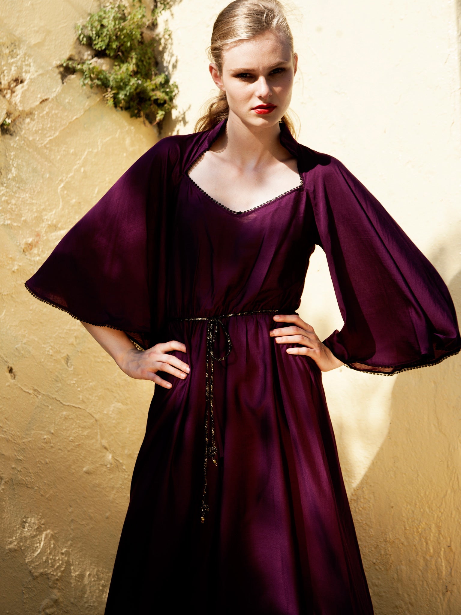 Fly Icarus Fly Violet Dress
