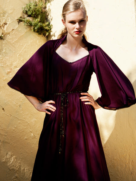 Fly Icarus Fly Violet Dress